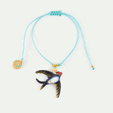 Alice and Swallow Blue Bracelet