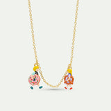 Hansel and Gretel Pink Necklace