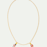 Hansel and Gretel Pink Necklace