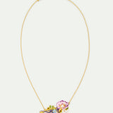 Flower Bouquet and Thumbelina Necklace