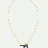 Alice and Swallow Blue Necklace