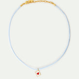 Heart Card Pendant Necklace
