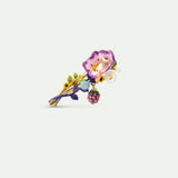 Flower Bouquet and Thumbelina Brooch