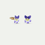 Violet and Cultured Pearl Cufflinks