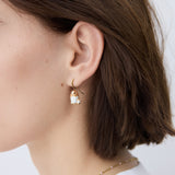 Lop Rabbit Hoop Earrings