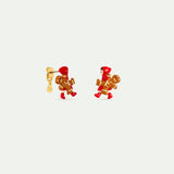 Little Red Riding Hood and Gingerbread Man Post Earrings
