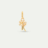 Gold Dandelion Pendant, Resilience and Freedom