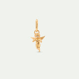 Gold Guardian Angel Pendant: Presence and Support