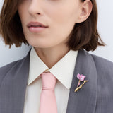 Purple Tulip Brooch
