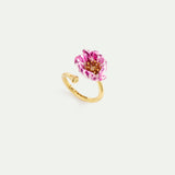 Purple Tulip Adjustable Ring