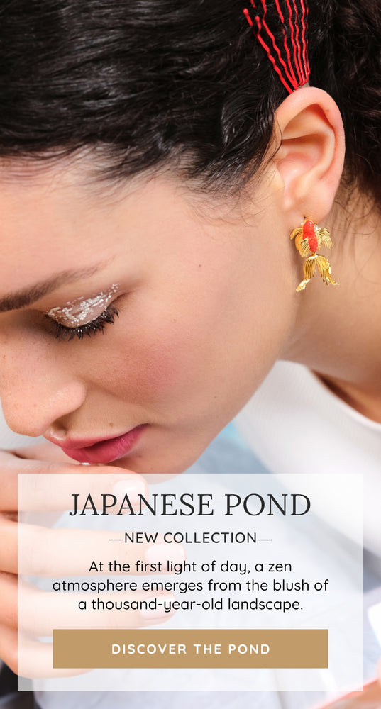 Japan Postage Stamp Earrings