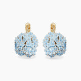 ✨USA EXCLUSIVE✨ Language of Flowers Blue Hydrangea Sleeper Earrings