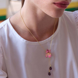 ✨USA EXCLUSIVE✨ Bearded Iris Pendant Necklace