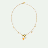 Gardens In Provence Small Orange Necklace