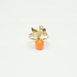 Gardens In Provence Orange Adjustable Ring