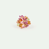 Bouquet of Pink Hellebores and Green Stone Ring