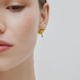 Gardens In Provence Mimosa Drop Clip On Earrings