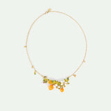 Gardens In Provence Orange Short Necklace