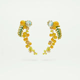 Gardens In Provence Long Mimosa Earrings
