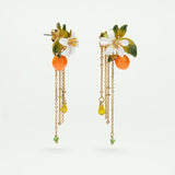Gardens In Provence Orange Blossom Chain Earrings