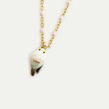 White Long-tailed Tit Fine Bracelet