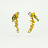 Gardens In Provence Long Mimosa Clip On Earrings