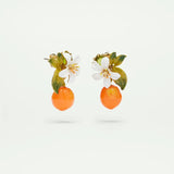 Gardens In Provence Orange Post Earrings