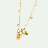 Gardens In Provence Small Orange Necklace