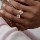 Mini Cherry Blossom Adjustable Ring