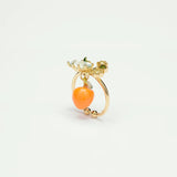 Gardens In Provence Orange Adjustable Ring