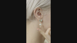 
            
                Load and play video in Gallery viewer, Mini Pas de Deux and Aqua Green Butterfly Post Earrings
            
        