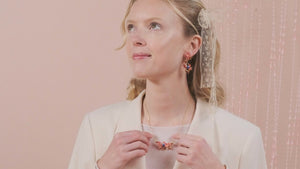 
            
                Load and play video in Gallery viewer, Kingfisher and Plum Blossom Post Earrings
            
        