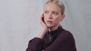 
            
                Load and play video in Gallery viewer, Pink Lotus and Light Blue Stone Sleeper Earrings
            
        