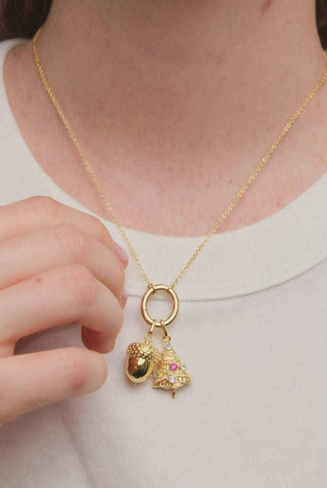 
            
                Load and play video in Gallery viewer, Golden Christmas Tree Pendant
            
        
