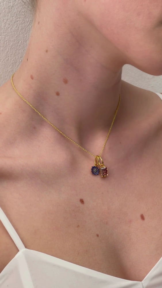 
            
                Load and play video in Gallery viewer, Cornflower Pendant - Memory and Resilience
            
        