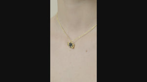 
            
                Load and play video in Gallery viewer, Gold Stars and Square Stone Pendant Necklace
            
        