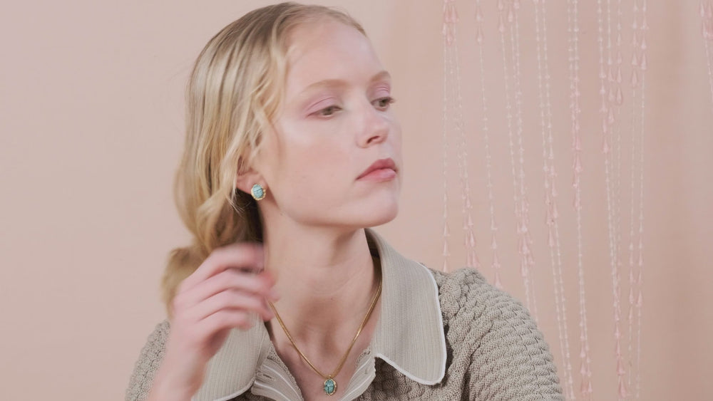 
            
                Load and play video in Gallery viewer, Turquoise Scarab Beetle Pendant Necklace
            
        