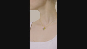 
            
                Load and play video in Gallery viewer, Poppy, Daisy and Blue Cut Glass Stone Pendant Necklace
            
        