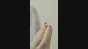 
            
                Load and play video in Gallery viewer, Wild Strawberry, Bumblebee and Round Stone Cocktail Ring
            
        