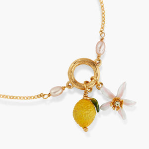 Lemon and Lemon Blossom Fine Bracelet