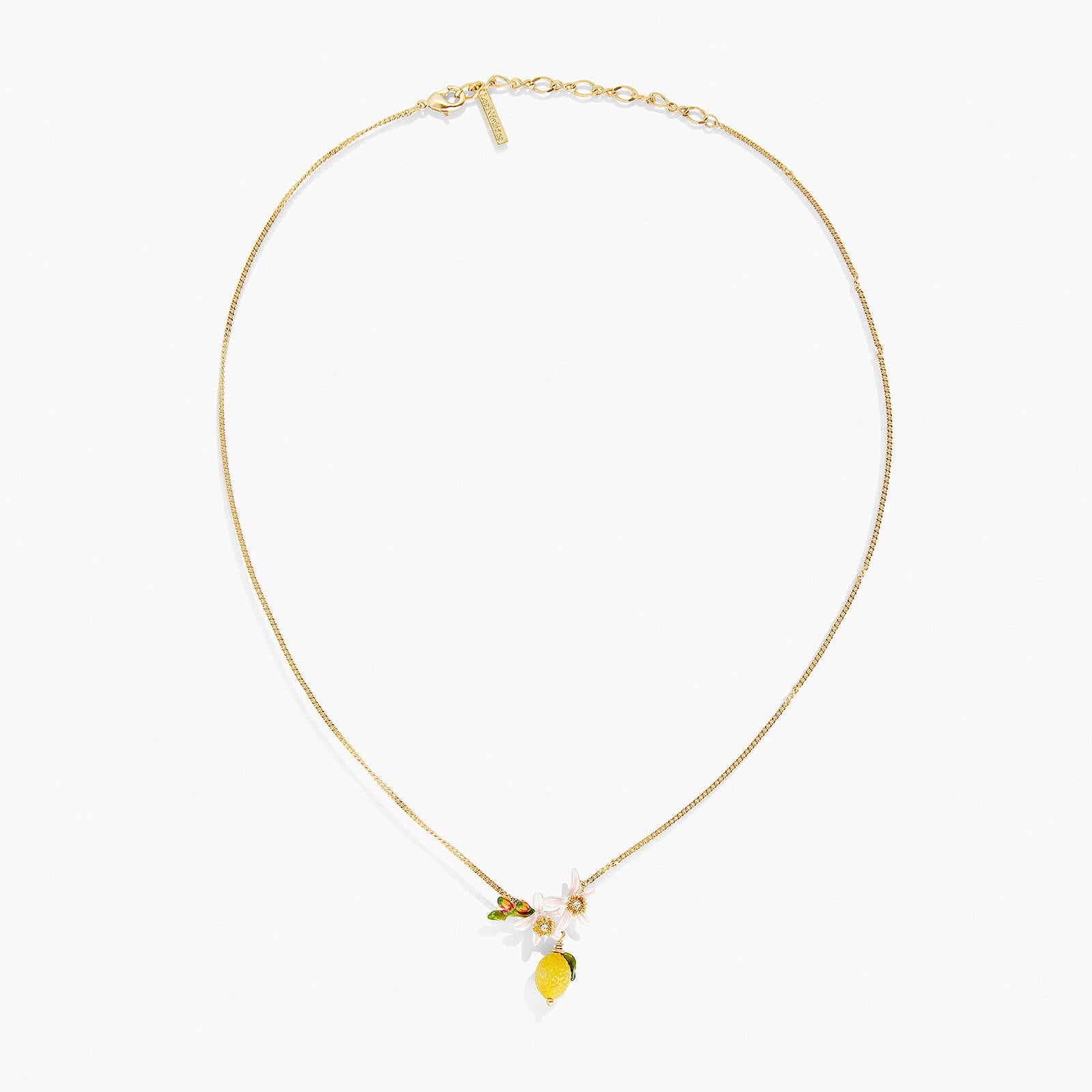 Lenue(レヌー)香りジュエリー☆BLOOMING BOUQUET Necklace Lemon, Flower Bud and Lemon Blossom Necklace – Les Néréides