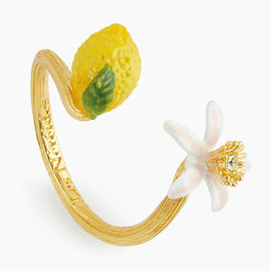 
            
                Load image into Gallery viewer, Lemon and Lemon Blossom Adjustable Ring
            
        