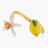 Lemon and Lemon Blossom Adjustable Ring