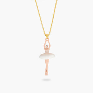 
            
                Load image into Gallery viewer, Pale Pink and White Ballerina Pendant Necklace
            
        