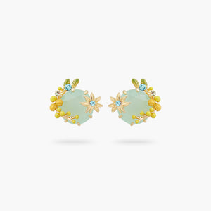 Mimosa and Star Anise Post Earrings