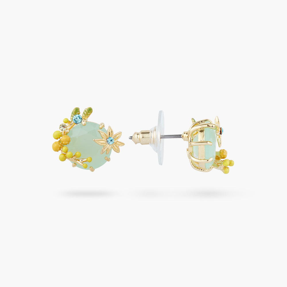 Mimosa and Star Anise Post Earrings