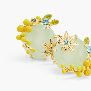 Mimosa and Star Anise Post Earrings