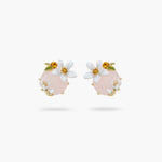 Orange Blossom and Honey Crystal Post Earrings