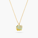 Mimosa and Star Pendant Necklace