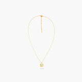 Mimosa and Star Pendant Necklace